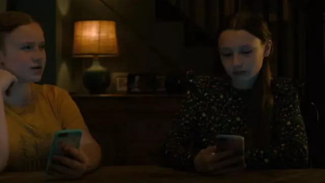 Topshop Ruffle Hem Mini Dress With Ruched Detail In Floral-Multi worn by Lexis Bouchard (Maddy Crocco) as seen in Evil (S04E10)
