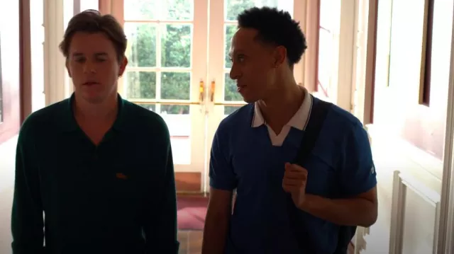 Wilson Ace Johnny Collar Polo worn by Malcolm (Aaron Branch) as seen in Unstable (S02E02)
