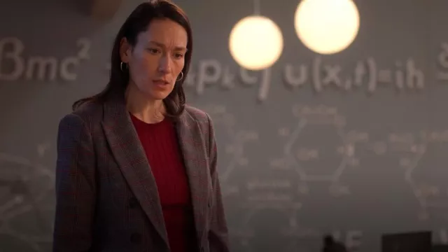 Veronica Beard Lawrence Plaid Jacket worn by Anna (Sian Clifford) as seen in Unstable (S02E05)