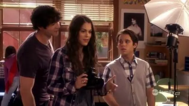 James Perse Plaid Pink Button Down Top worn by Kat Stratford (Lindsey Shaw) in 10 Things I Hate About You (S01E12)