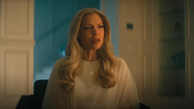 Club Monaco Women's Sheer Sleeve Sweater worn by Grace (Jordan Claire Robbins) as seen in The Umbrella Academy (S04E03)