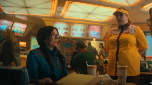 Scully Embroidered Westner Shirt worn by Dr. Jean Thibodeau (Megan Mullally) as seen in The Umbrella Academy (S04E04)