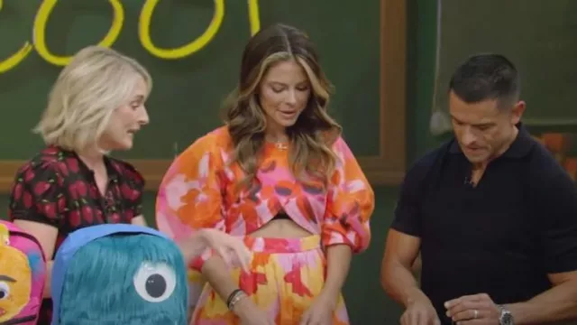 De Loreta Candelaria Dress worn by Maria Menounos as seen in LIVE with Kelly and Mark on August 12, 2024