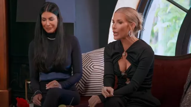 Christopher Esber Multi Orbit U-Ring Cutout Top worn by Tracy Tutor as seen in Million Dollar Listing Los Angeles (S15E06)