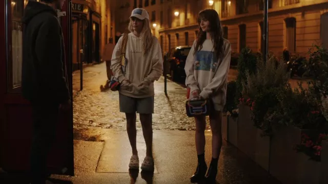 Simone Rocha x Crocs Sandals in White worn by Camille (Camille Razat) as seen in Emily in Paris (S04E02)