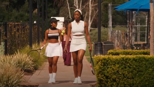 Superdown Julianna Top worn by Ivy (Karrueche Tran) as seen in Bel-Air (S03E03)