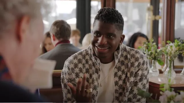 DYS Yumos Track Jacket worn by Julien (Samuel Arnold) as seen in Emily in Paris (S04E03)