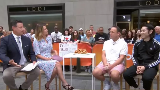 Prada Suede Strappy Sandals worn by Savannah Guthrie as seen in Today on  August 19, 2024