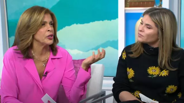 A.L.C. Kinsley Stretch Silk Blouse worn by Hoda Kotb as seen in Today on August 19, 2024