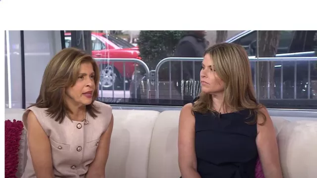 Veronica Beard Tamara Linen Blend Twill Vest worn by Hoda Kotb as seen in Today with Hoda & Jenna on August 19, 2024