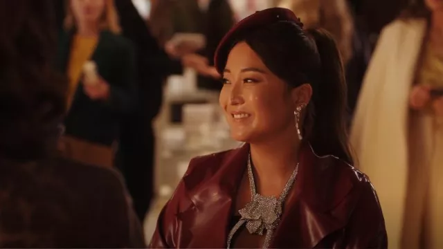 Nué Rose Corset Top worn by Mindy Chen (Ashley Park) as seen in Emily in Paris (S04E05)