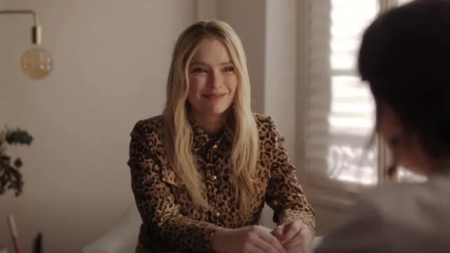 Celine Trucker Jacket in Double Wool worn by Camille (Camille Razat) as seen in Emily in Paris (S04E05)