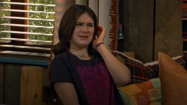 Mother Itty Bitty Goodie Cropped T-Shirt worn by Winnie Webber (Shiloh Verrico) as seen in BUNK'D: Learning the Ropes (S07E14)
