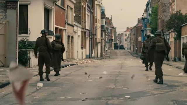 Le manteau des soldats dans Dunkerque