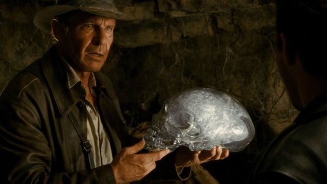 Le crâne de cristal dans Indiana Jones et le Royaume du Crâne de Cristal