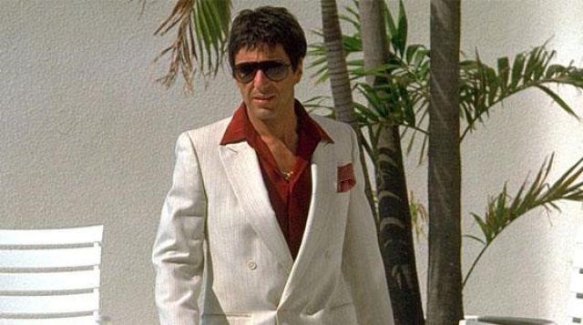 Les lunettes de soleil portées par Tony Montana (Al Pacino) dans Scarface