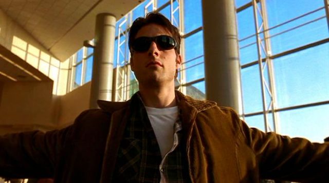 L'authentique billet d'avion de retour de conférence à Miami de Jerry Maguire (Tom Cruise) dans Jerry Maguire