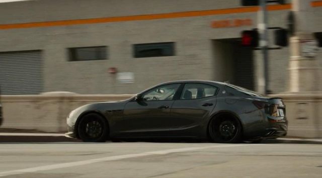 La Maserati Ghibli de Deckard Shaw (Jason Statham) dans Fast & Furious 7