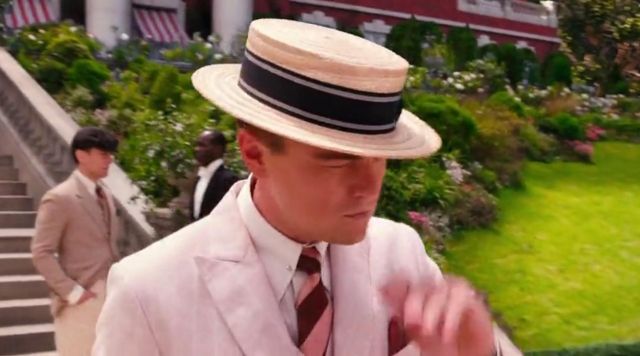 Boater / Hat worn by Gatsby (Leonardo DiCaprio) in The Great Gatsby