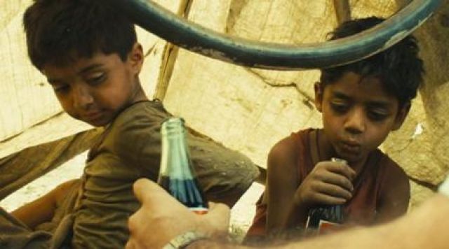 Coca-Cola bottles given to Jamal and Salim in Slumdog Millionaire