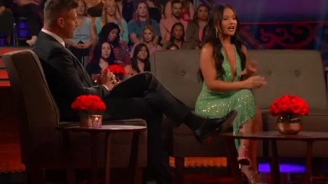 jenn bachelorette green dress Everything To Know About the Jenn Tran "Bachelorette" Finale