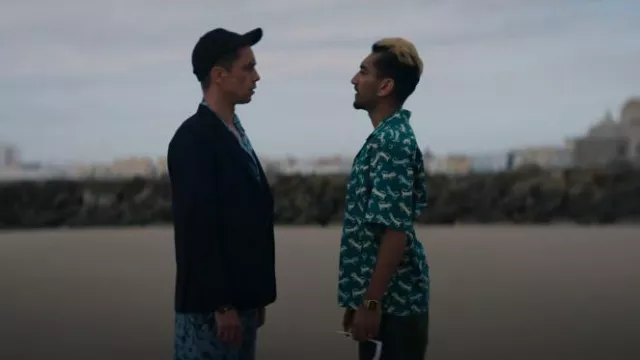Marni Magdalena Suarez Frimkess Edition Naif Tiger Shirt worn by Dionysus (Nabhaan Rizwan) as seen in KAOS (S01E01)