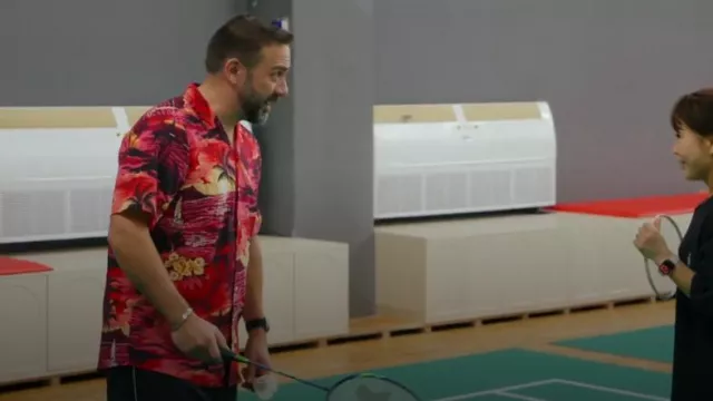 Mrignt Hawaiian Shirt Short Sleeves Printed Button Down Summer Beach Shirt worn by Josh as seen in 90 Day Fiancé: The Other Way (S06E06)