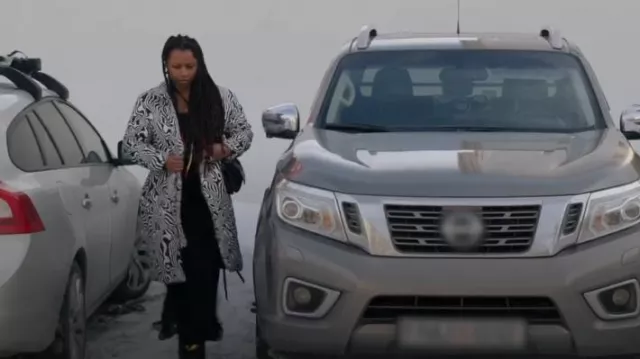 The Ragged Priest Simulation Marble Puffer Coat worn by Corona as seen in 90 Day Fiancé: The Other Way (S06E09)