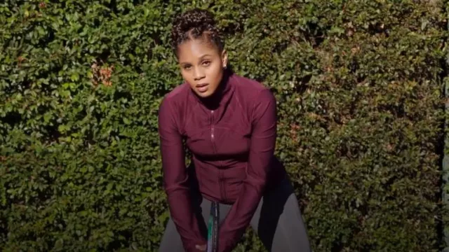Lululemon Define Jacket worn by Simone Hicks (Geffri Maya Hightower) as seen in All American: Homecoming (S03E09)