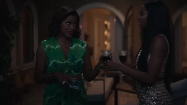 Altuzarra Ada Top worn by Vivian Banks (Cassandra Freeman) as seen in Bel-Air (S03E10)