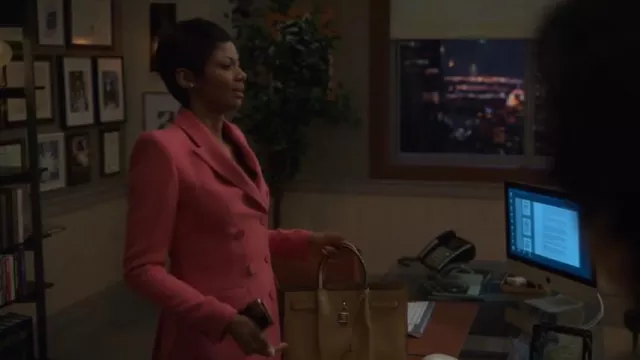 Alex Perry Double Breasted Fitted Blazer in Stretch Crepe worn by Jax Stewart (Emayatzy Corinealdi) as seen in Reasonable Doubt (S02E05)