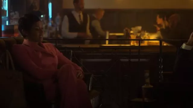 Alex Perry Crepe High-Rise Flared Trousers worn by Jax Stewart (Emayatzy Corinealdi) as seen in Reasonable Doubt (S02E05)