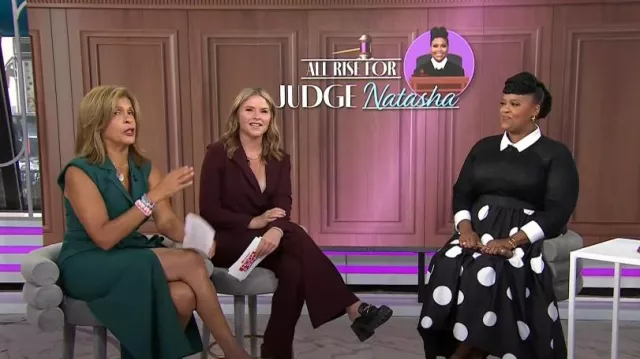 Veronica Beard Wynter Lug Sole Mule worn by Jenna Bush Hager as seen in Today with Hoda & Jenna on September 11, 2024