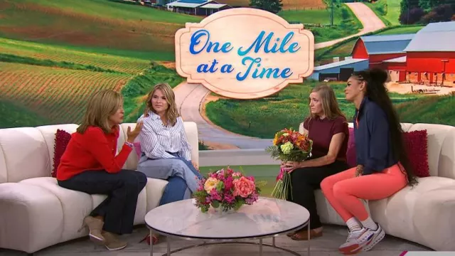 Sneex The Icon Sneaker Heel worn by Hoda Kotb as seen in Today on September 13, 2024