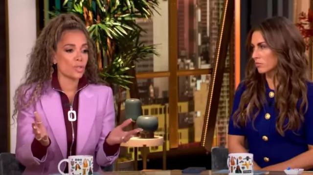 Zimmermann Illustration Tailored Jacket worn by Sunny Hostin as seen in The View on  September 16, 2024