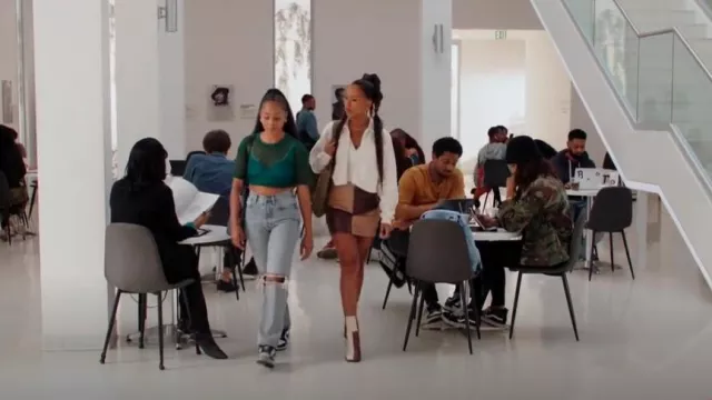 All In Favor All In Tan Cocoa porté par Keisha McCalla (Netta Walker) comme on le voit dans All American : Homecoming (S03E12)