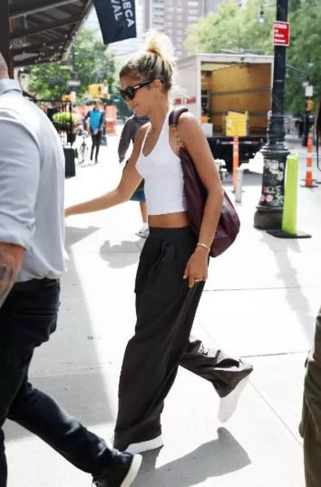 On the Roger Centre Court worn by Zendaya Coleman in New York City on September 22, 2024