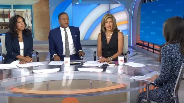 Veronica Beard Liff Vest worn by Hoda Kotb as seen in Today on September 23, 2024