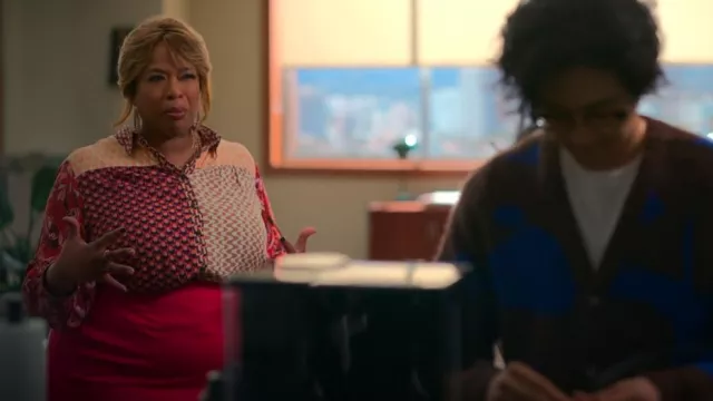 Maeve The Paz Buttondown Shirt worn by Krystal Walters (Angela Grovey) as seen in Reasonable Doubt (S02E07)