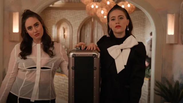 Alice + Olivia Addison Jacket worn by Tawny Brothers (Siena Werber) as seen in Only Murders in the Building (S04E05)