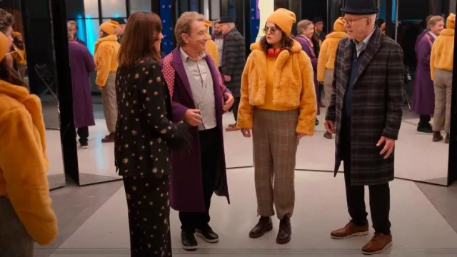 Camilla Flared Pants With Pockets worn by Bev Melon (Molly Shannon) as seen in Only Murders in the Building (S04E05)