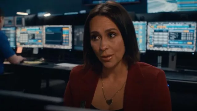 L'Agence Lacey Knit Jacket worn by Maddie Kendall (Jennifer Love Hewitt) as seen in 9-1-1 (S08E01)
