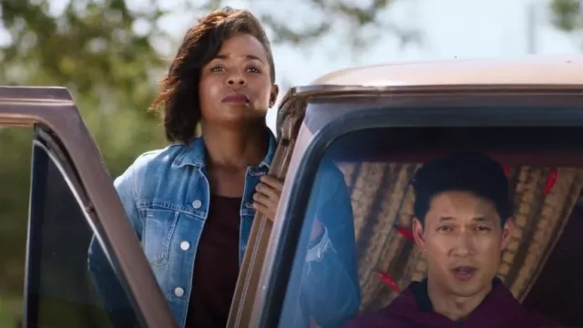 L'Agence Ashford Janelle Jacket worn by Dr. Simone Griffith (Alexis Floyd) as seen in Grey's Anatomy (S21E01)