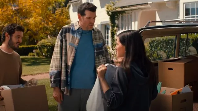 Acne Studios Green Print Shirt worn by Sasha Roklov (Timothy Simons) as seen in Nobody Wants This (S01E10)