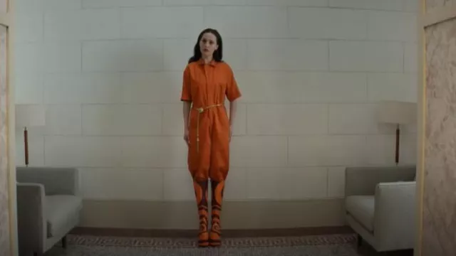 Bottes à plateforme portées par Tawny Brothers (Siena Werber) comme on le voit dans Only Murders in the Building (S04E06)
