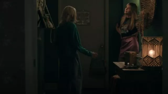 Falda Milly Oliviana usada por Morgan (Kaitlin Olson) como se ve en High Potential (T01E03)