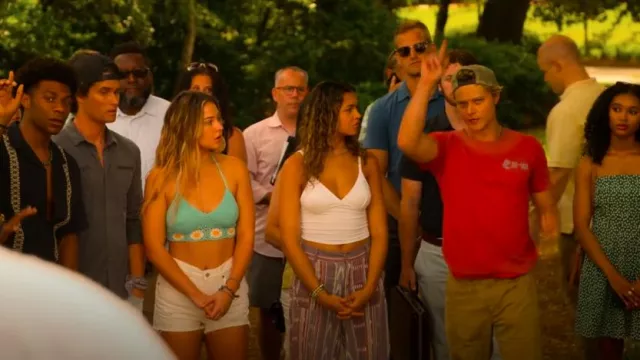 FP Movement Women's Sofia Shorts In White worn by Sarah Cameron (Madelyn Cline) as seen in Outer Banks (S04E01)