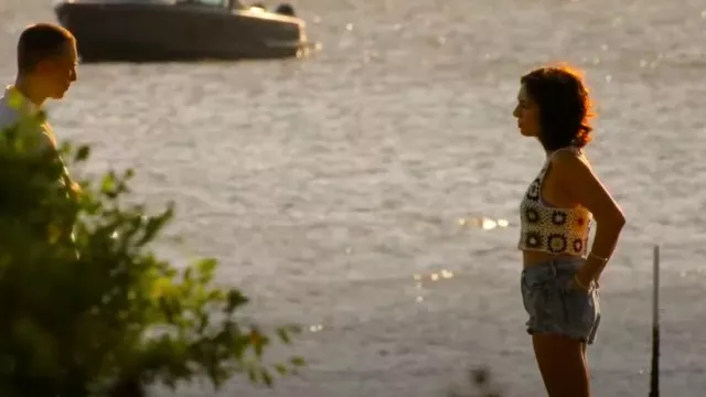 Forever 21 Crochet Crop Top worn by Sofia (Fiona Palomo) as seen in Outer Banks (S04E05)
