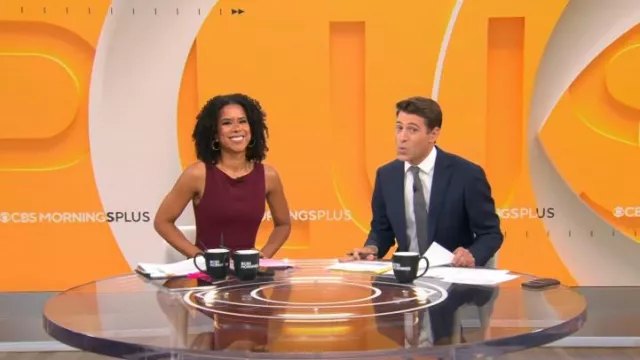 Mono negro de Halo Kasia usado por Adriana Díaz visto en CBS Mornings el 16 de octubre de 2024