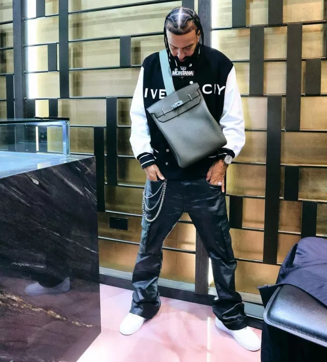 Nike Air Force 1 Low White portée par French Montana sur le compte Instagram @frenchmontana
